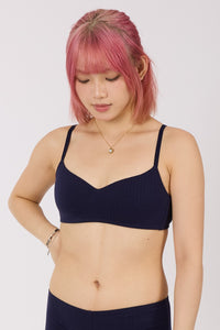 Cotton Rib Wireless Light Pad Bra