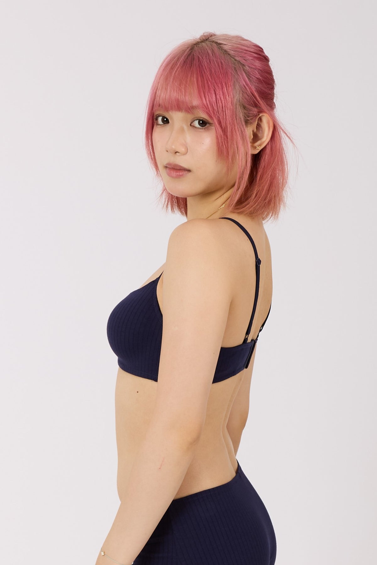 Cotton Rib Wireless Light Pad Bra