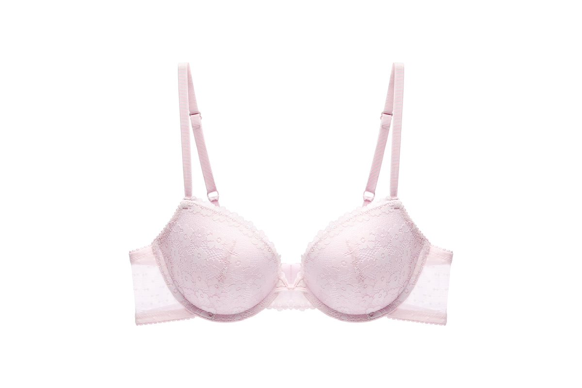 Soft-wired Medium Pad Lace Bra