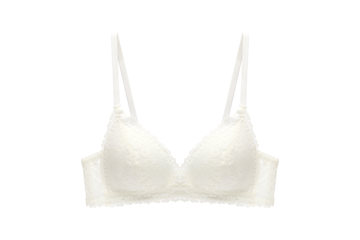 Wireless Medium Pad Lace Bra