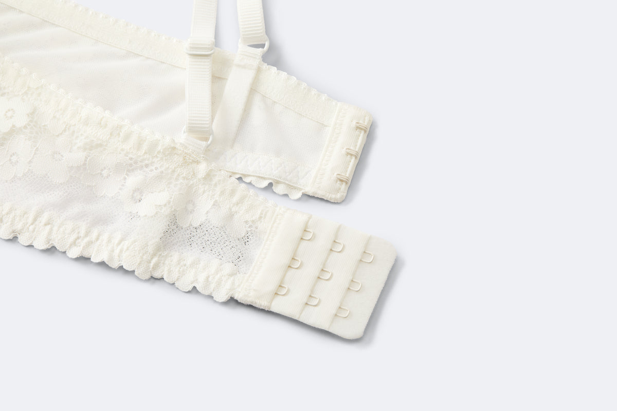 Wireless Medium Pad Lace Bra