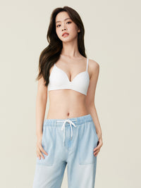 2-Pack Cotton Wireless Light Pad Bra