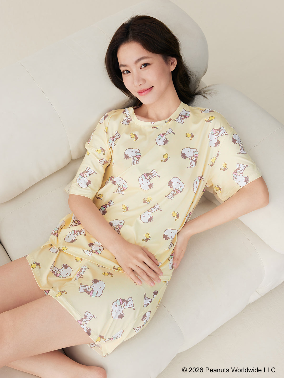 Snoopy Collection, Brushed Jersey Pajama Set