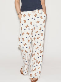 Cotton Rib Lounge Pants