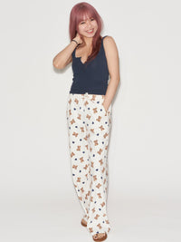 Cotton Rib Lounge Pants