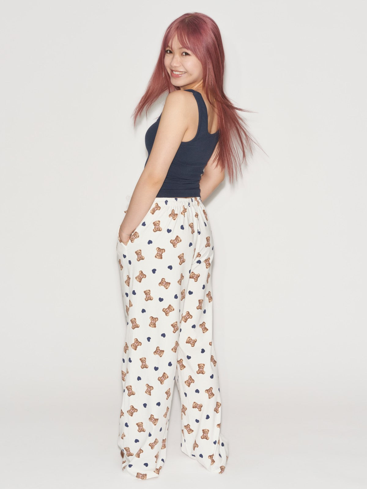 Cotton Rib Lounge Pants