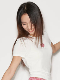 Pointelle Tee