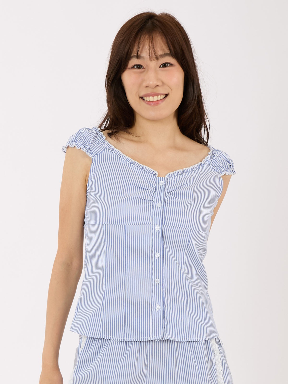 Striped Off Shoulder Top
