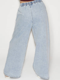 Wide Leg Denim Pants
