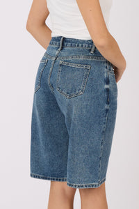 Denim Bermuda Shorts