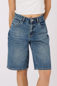 Denim Bermuda Shorts