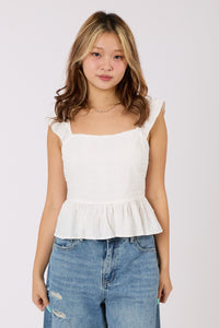 Ruffle Smocked Top