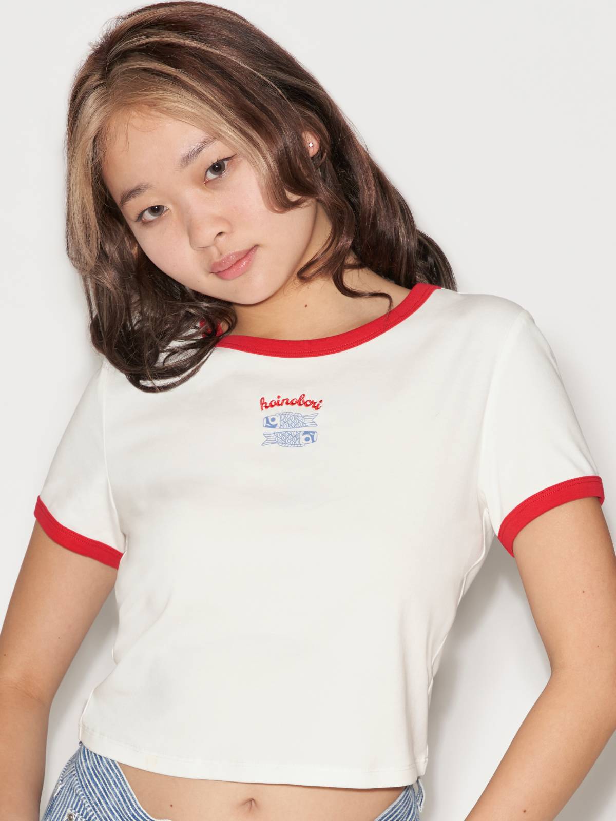 Embroidery Ringer Tee