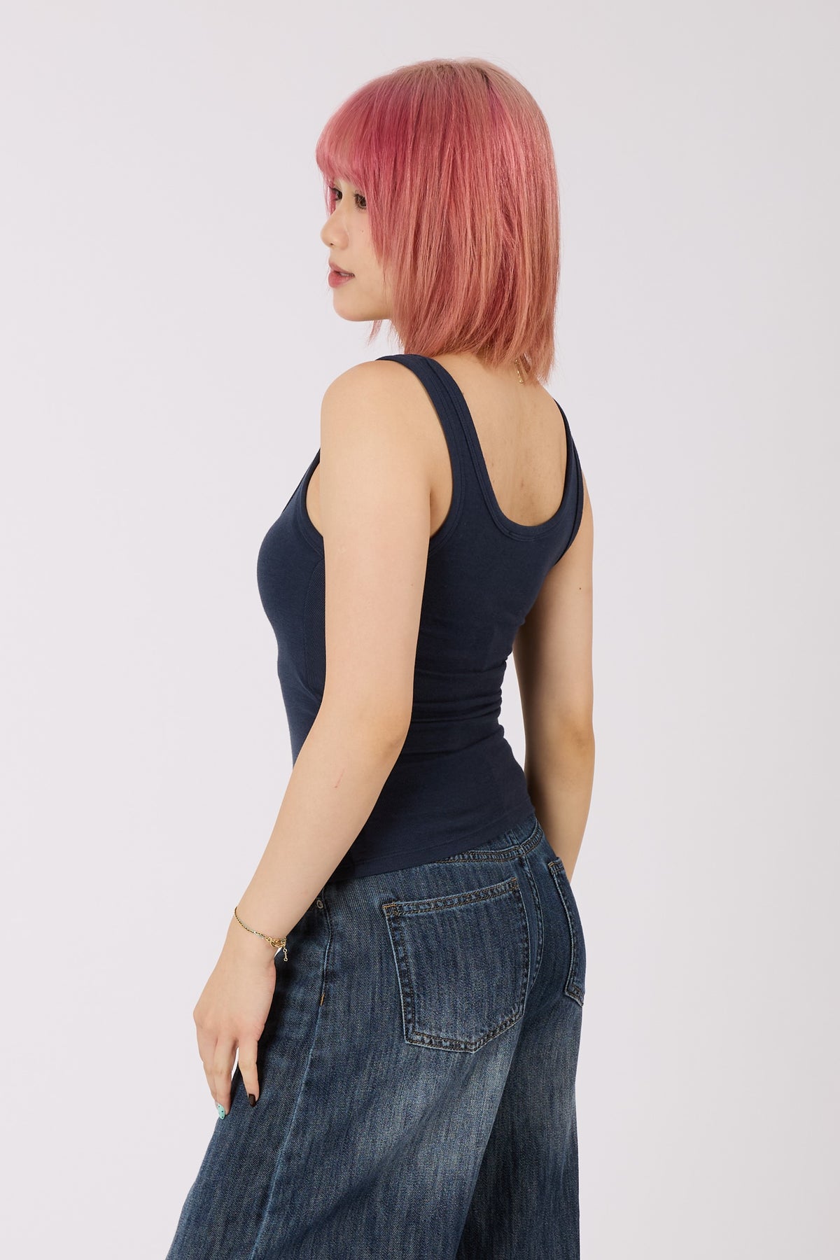 2-in-1 Henley Tank Top