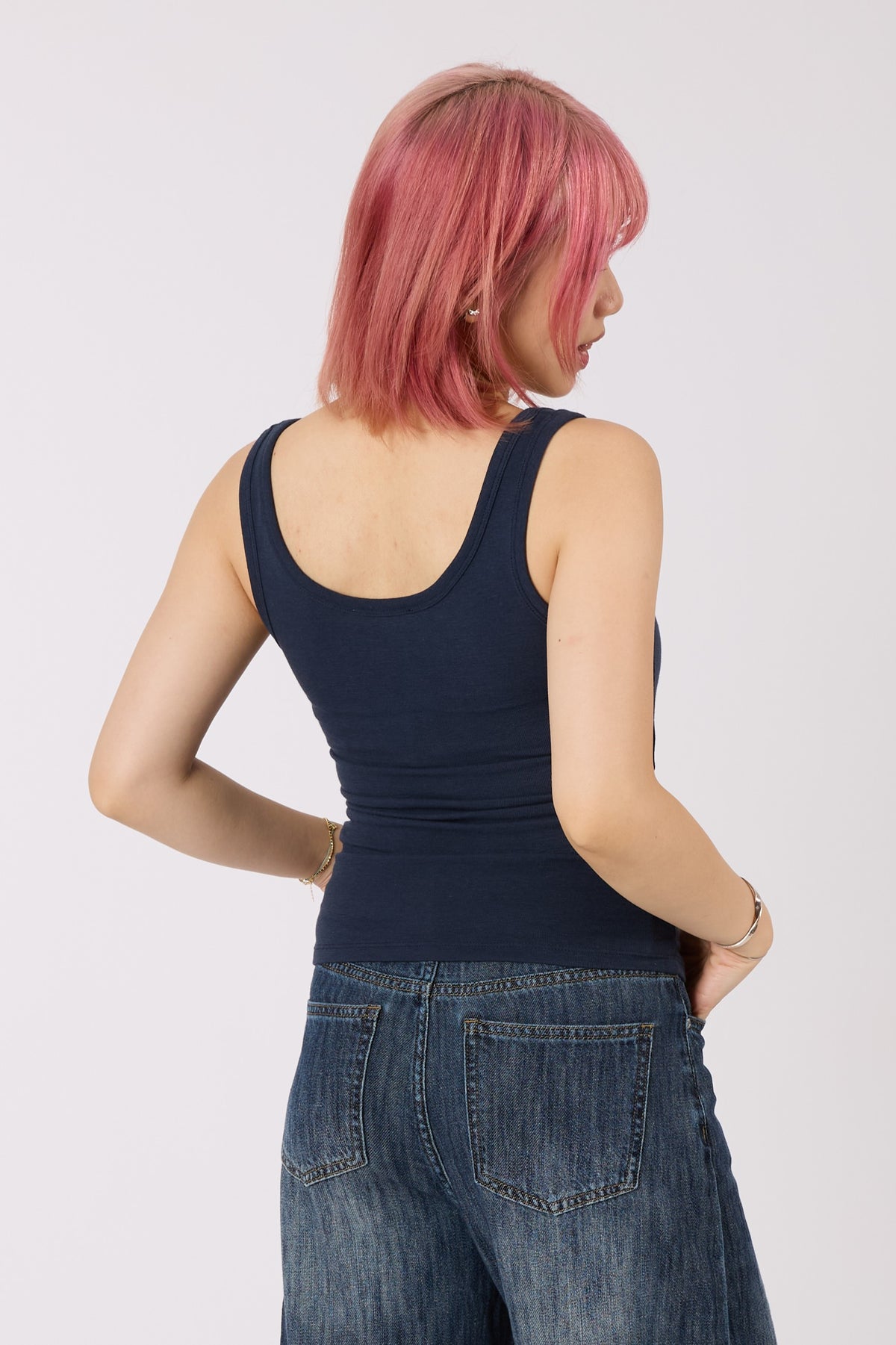 2-in-1 Henley Tank Top