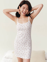 Cotton Pointelle Cami Dress
