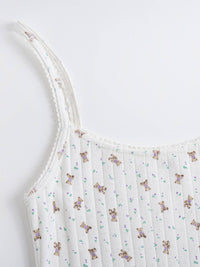 Cotton Pointelle Cami Dress