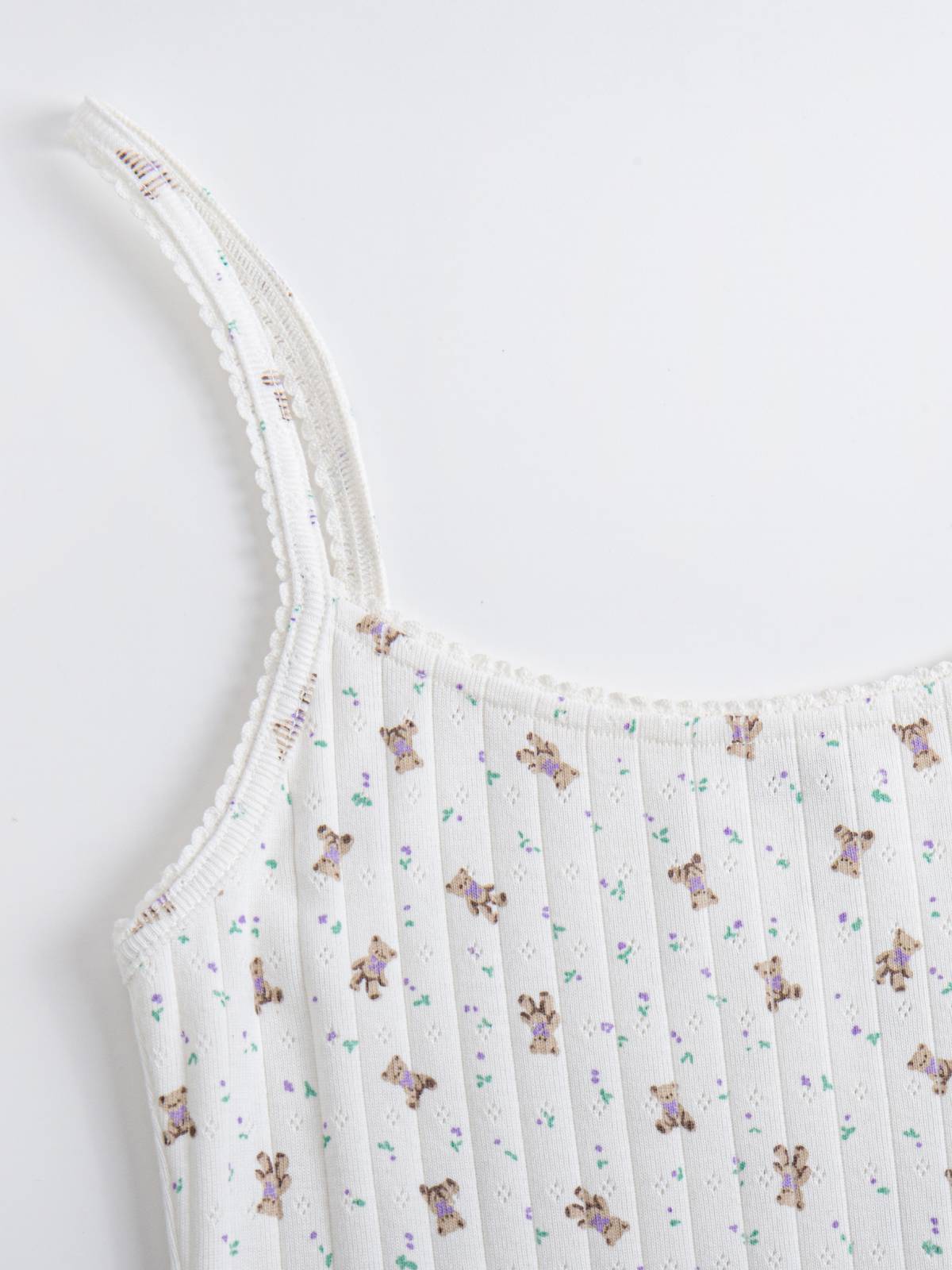 Cotton Pointelle Cami Dress
