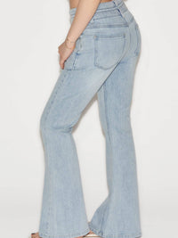 Double Waist Flared Jeans