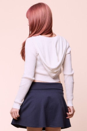 Rib Knit Hoodie