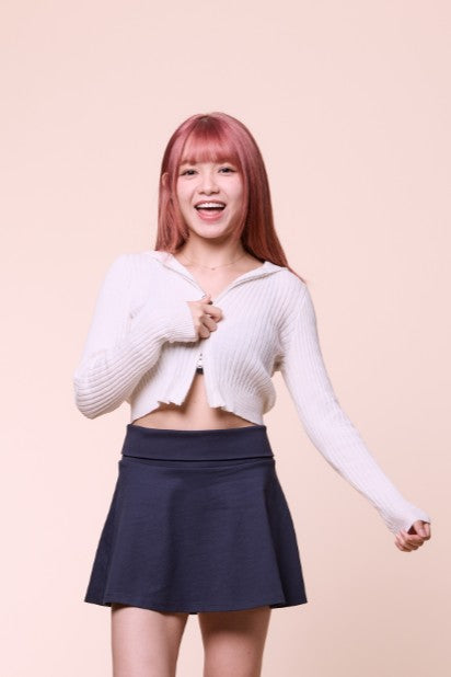 Rib Knit Hoodie