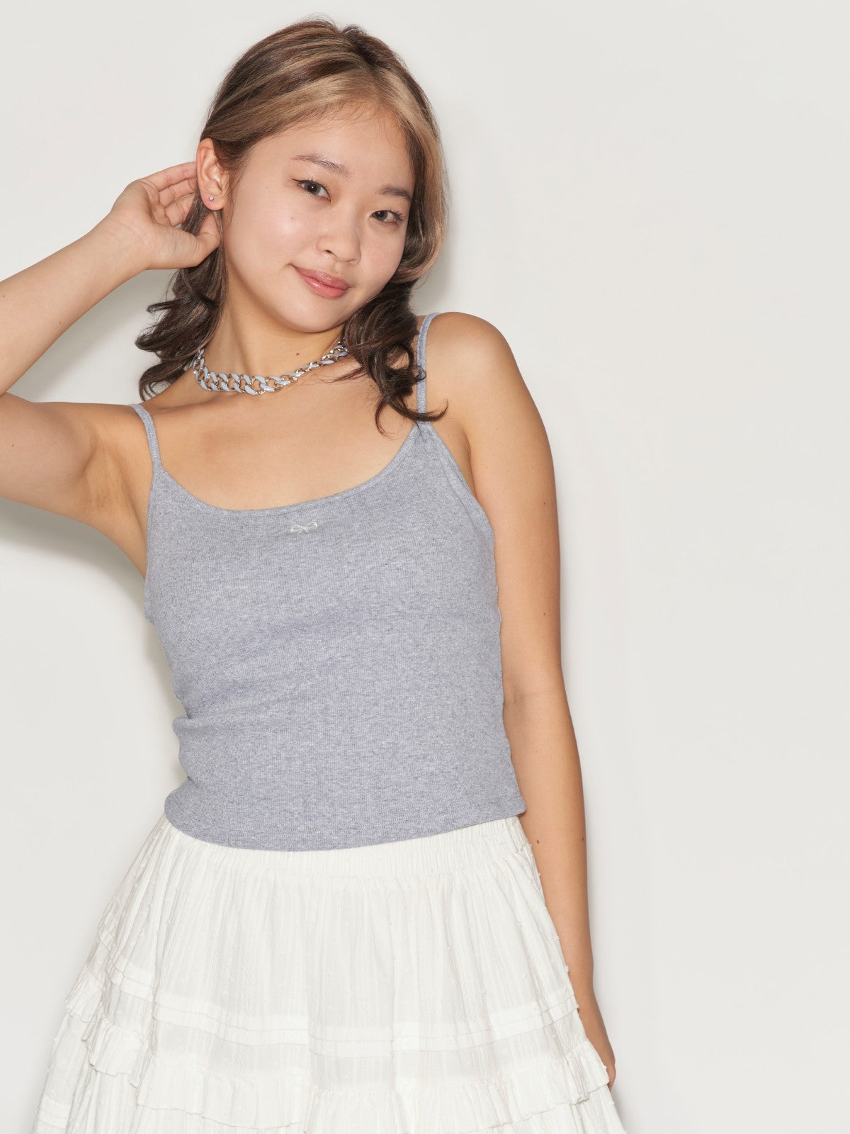Padded Rib Cami Top