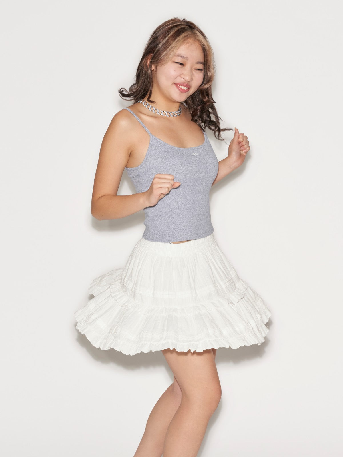 Padded Rib Cami Top