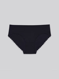 SAZ SOLID, Seamless Hipster Panty - 8f6-black