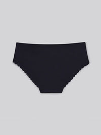 SAZ SOLID, Seamless Hipster Panty - 8f6-black