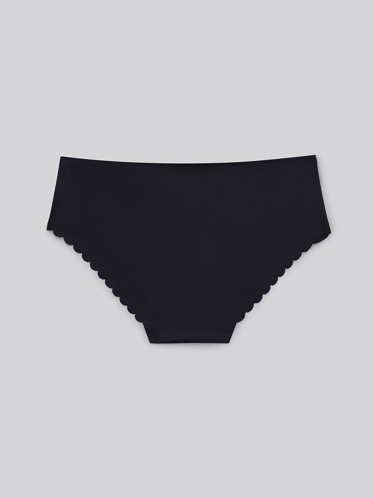 SAZ SOLID, Seamless Hipster Panty - 8f6-black