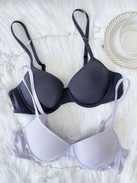 CHLORIS, Seamless Light Pad Demi Bra - 8f6-lavenderblue