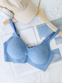 IMOGEN, Wireless Medium Pad Bralette - 8S6-BlendedSkyMel