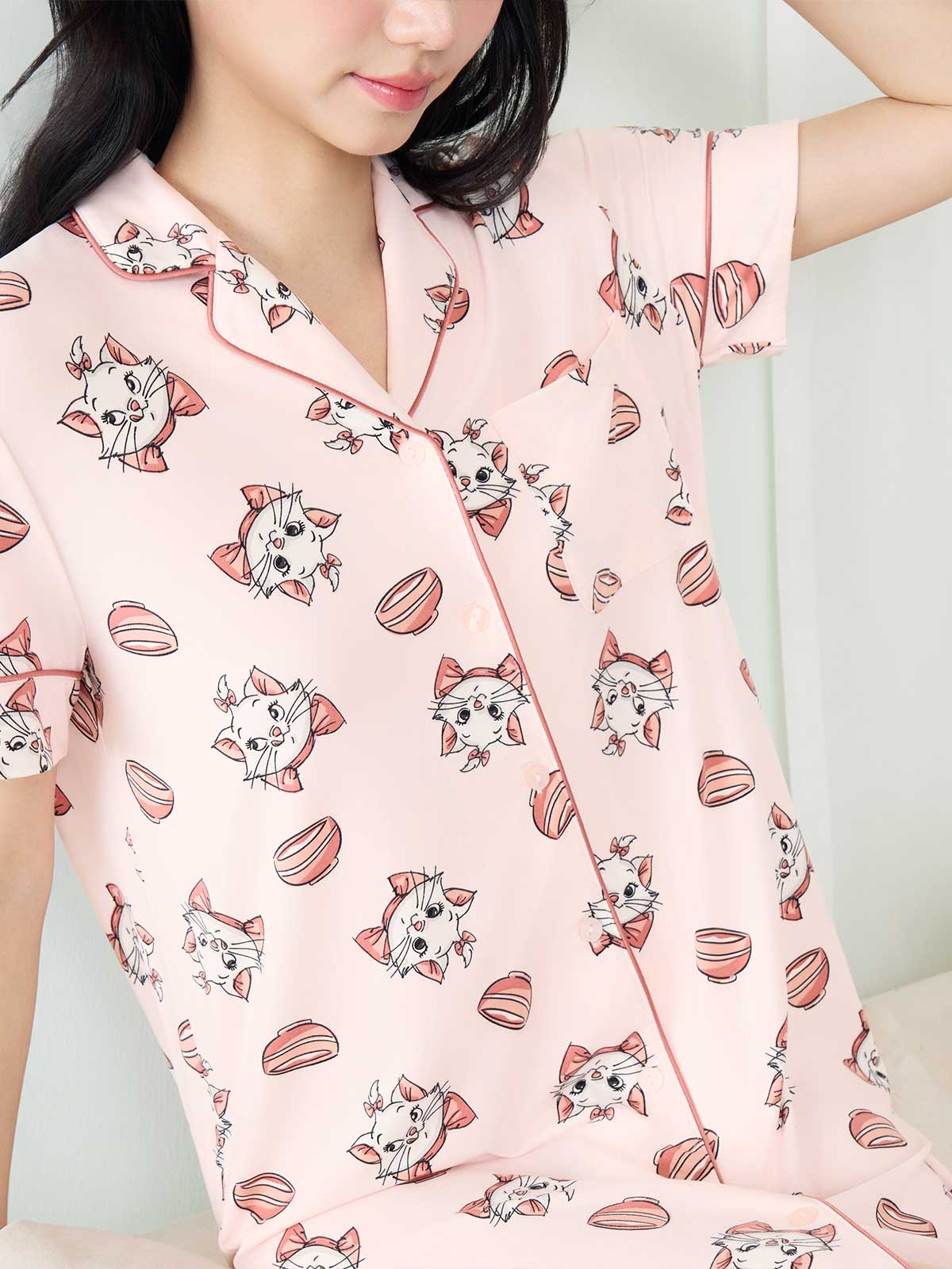 Disney Cats & Dogs Collection, Marie Sleep Dress - 8F5-HeavenlyPink