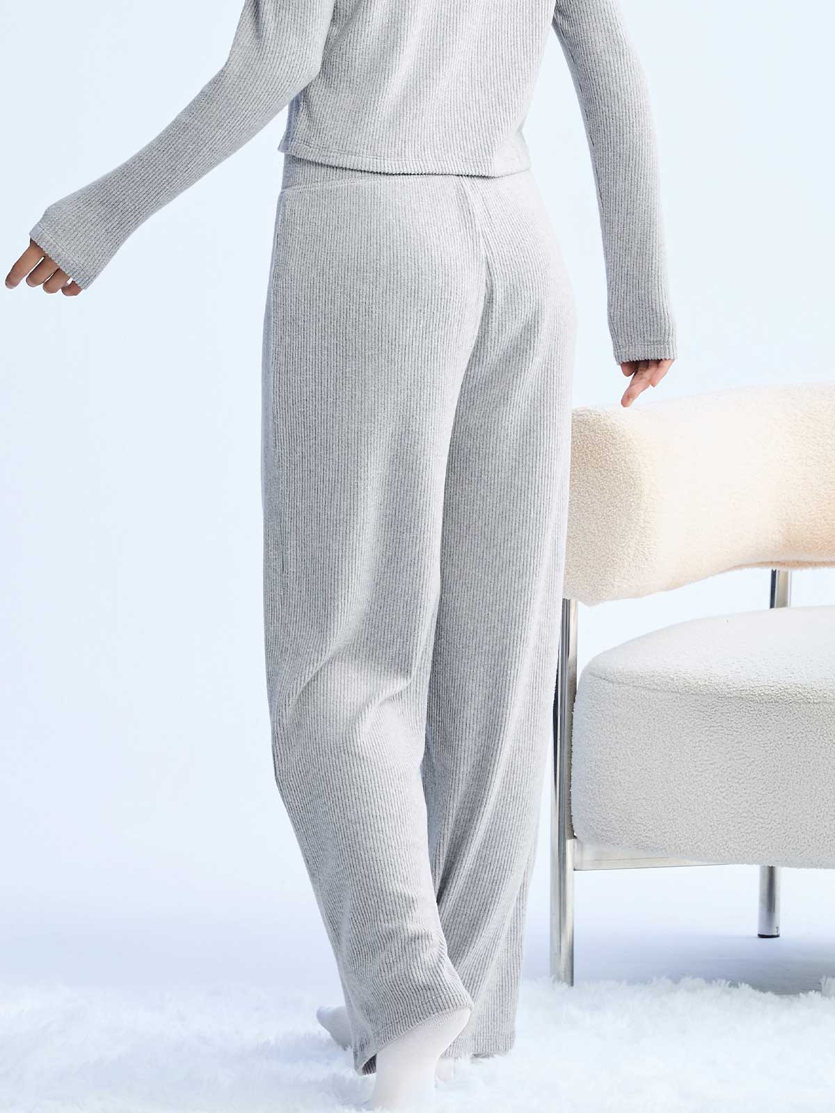 RACHEL, Supersoft Lounge Pants - 8F5-LtGreyMelange