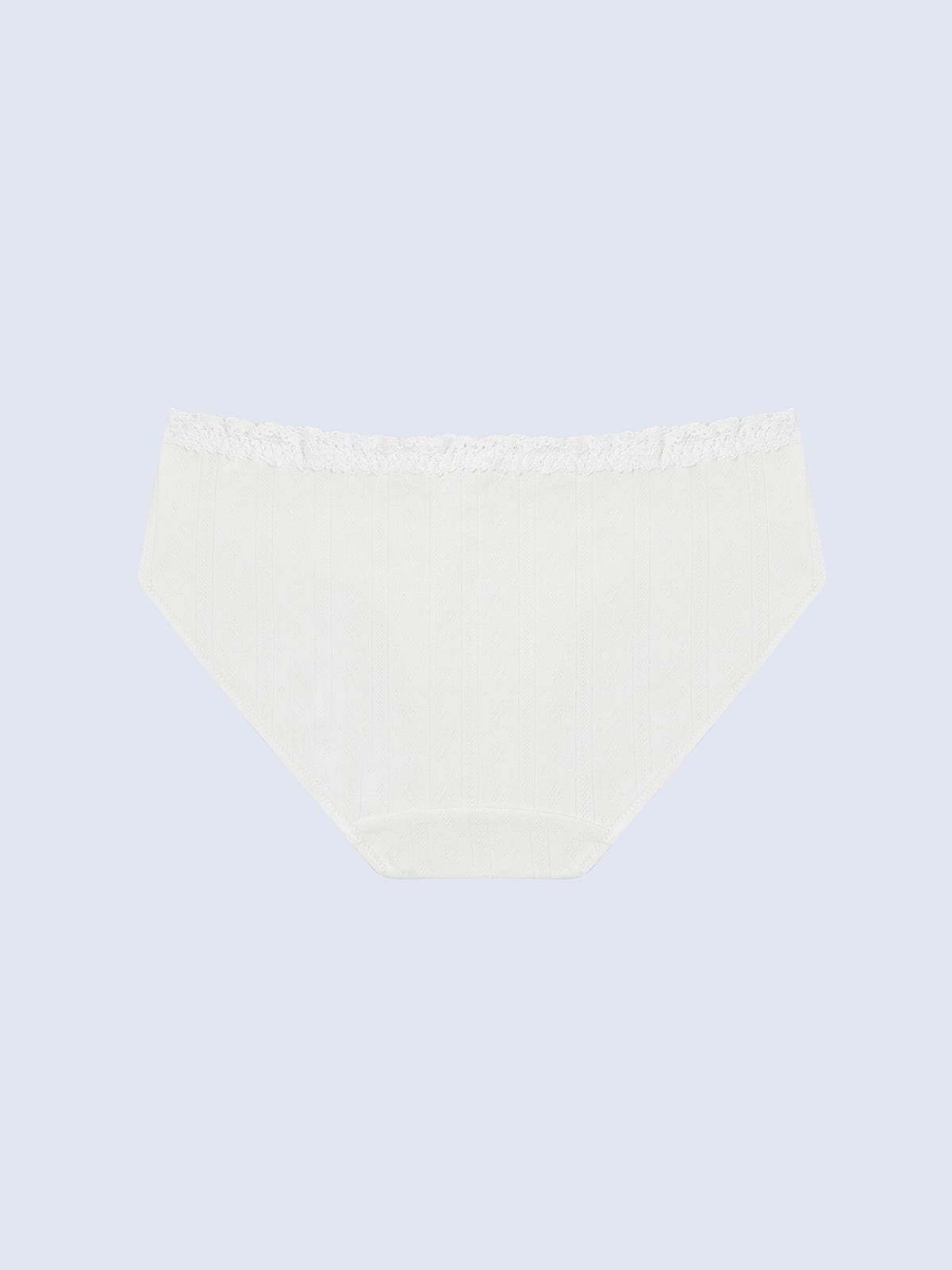 SELINA SOLID, Undyed Cotton Hipster Panty - 8f6-offwhite