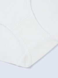 SELINA SOLID, Undyed Cotton Hipster Panty - 8f6-offwhite