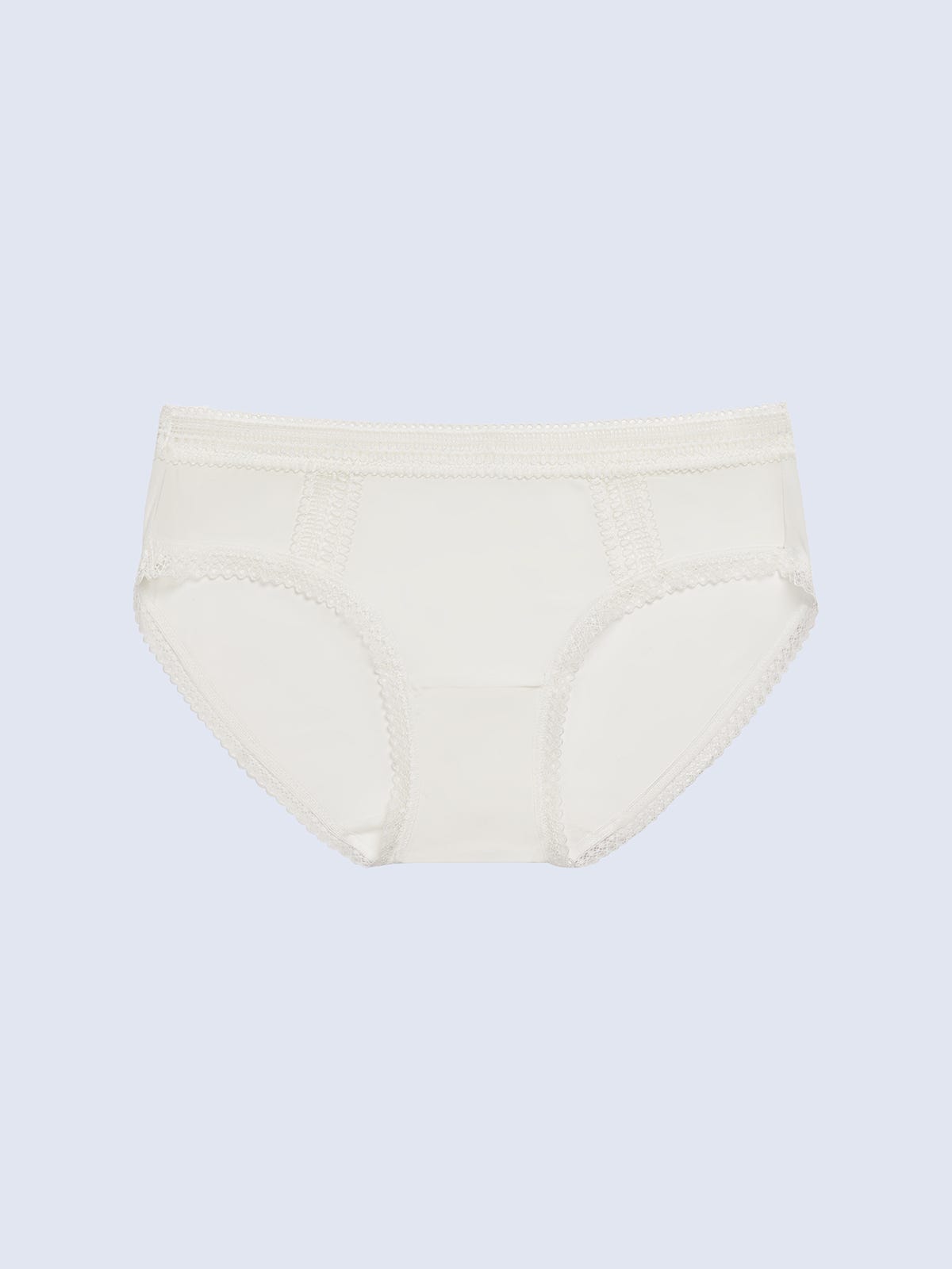 HANANO SOLID, Ultra-thin Airy Micro Hipster Panty - 8F5-OffWhite