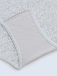 AMICK SOLID, Cotton Hipster Panty - 8F5-IceGreyMel