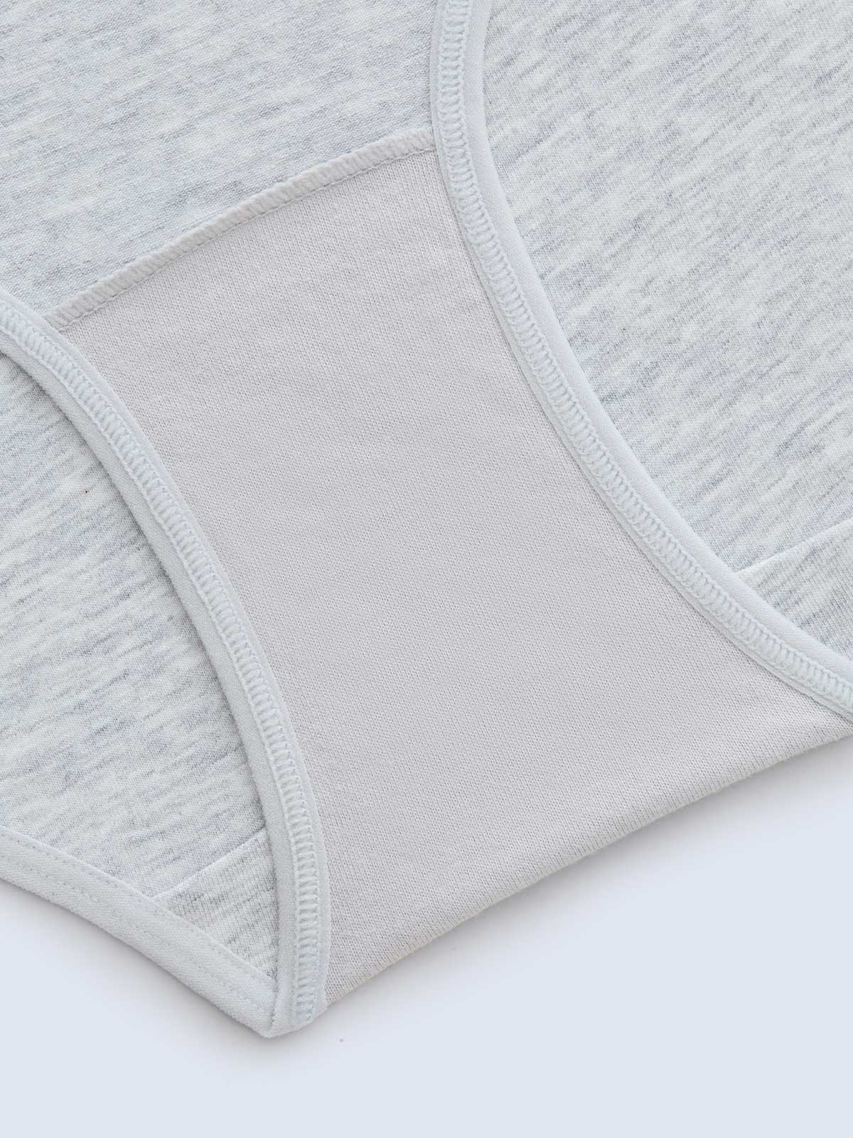 AMICK SOLID, Cotton Hipster Panty - 8F5-IceGreyMel