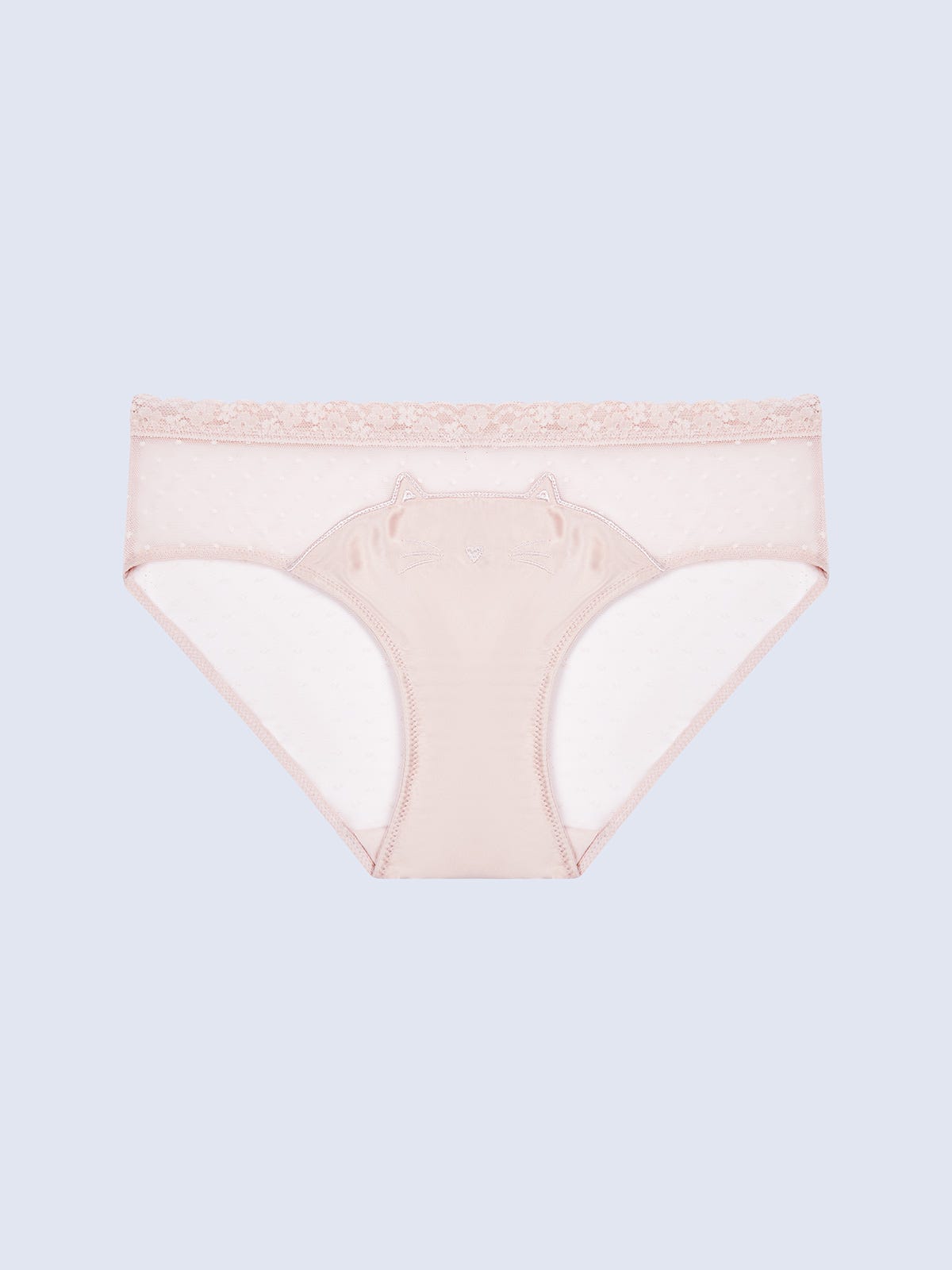 DITA SOLID, Satin Bikini Brief - 8F5-MauveChalk