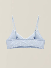 Cotton Light Pad Bralette - 8f6-xenonblue