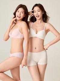 2-Pack Wireless Seamless Bra - 8f6-marysrose
