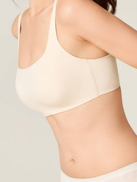 Seamless Light Pad Bralette - 8f6-coconutwhite