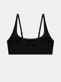 Seamless Light Pad Bralette - 8f6-black