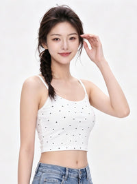 Padded Cami Top - 8f6-offwhite