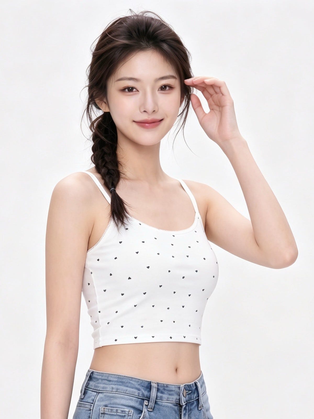 Padded Cami Top - 8f6-offwhite