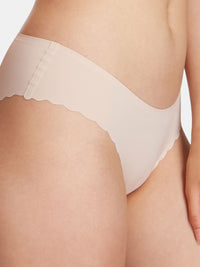 SAZ SOLID, Seamless Hipster Panty - 8f6-champagne