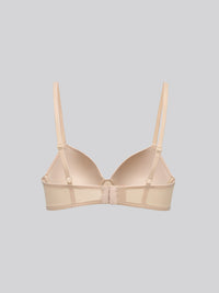 CHLORIS, Seamless Light Pad Demi Bra - 8f6-camel