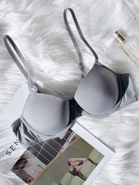 CHLORIS, Seamless Light Pad Demi Bra - 8f6-sleet