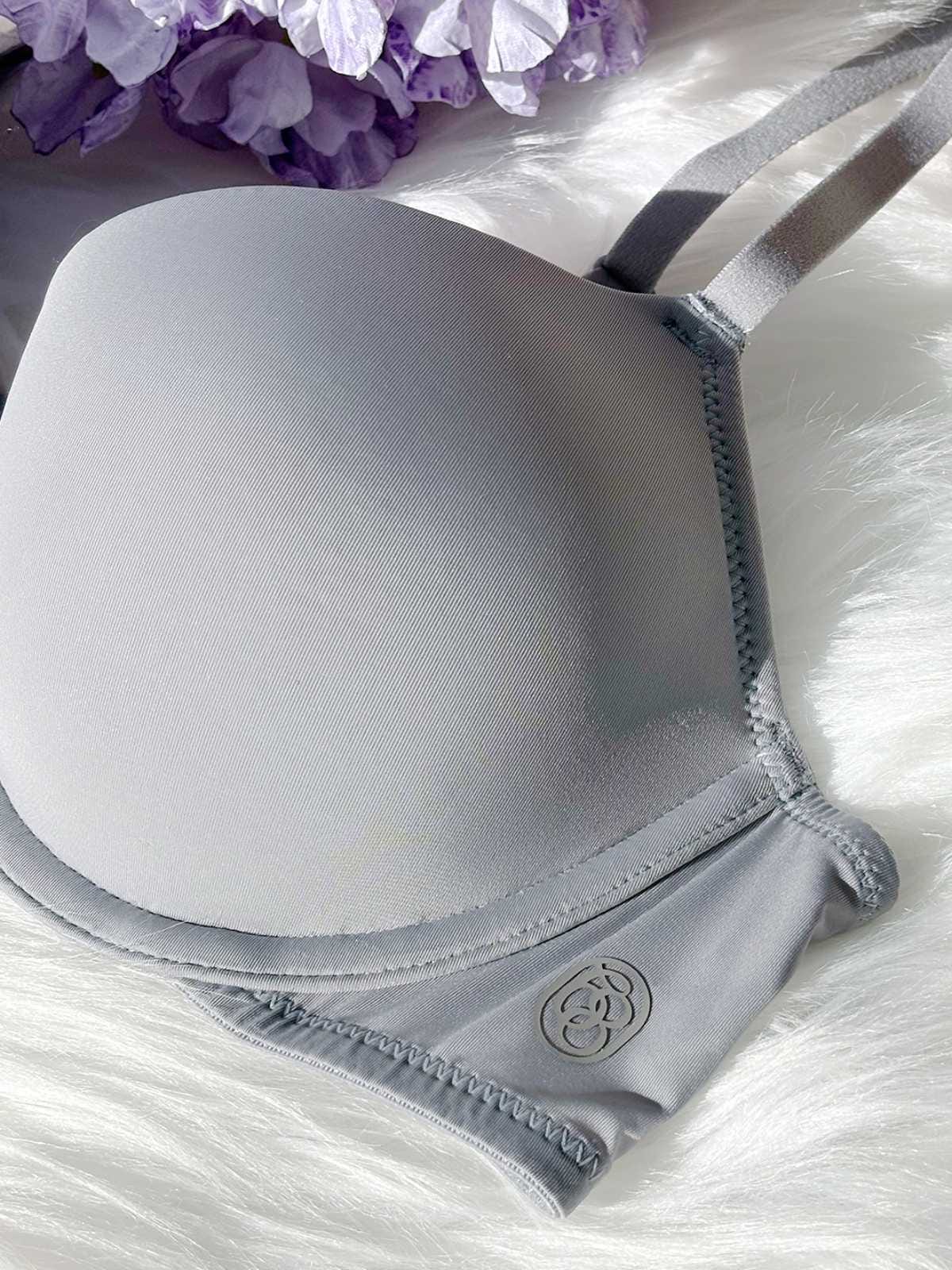 CHLORIS, Seamless Light Pad Demi Bra - 8f6-sleet
